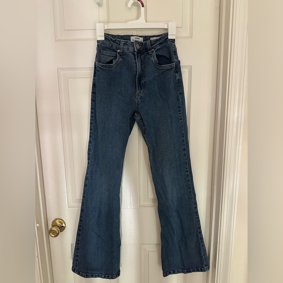 Cotton On Denim - Cotton On Dark Blue Flare Jeans